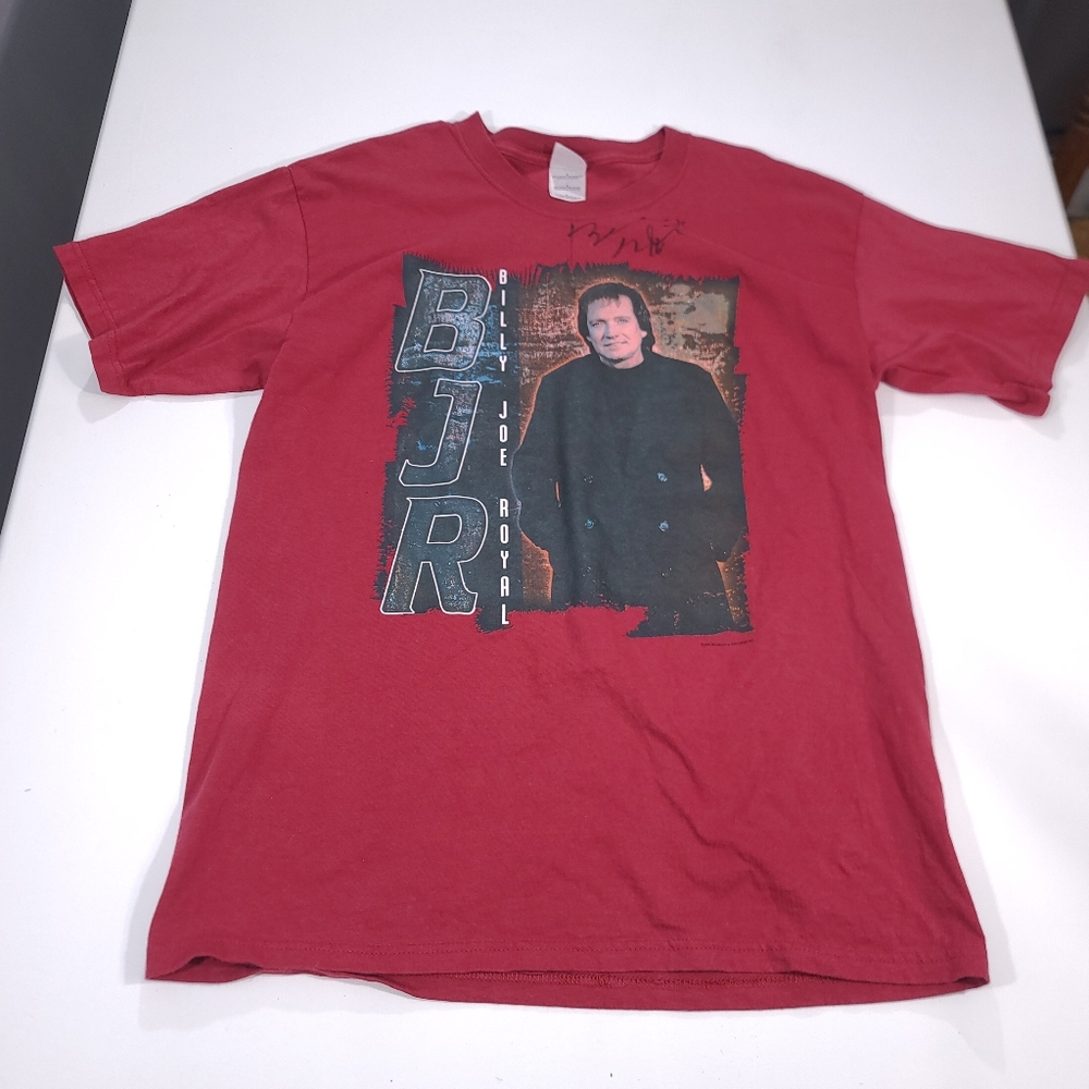 Vintage Billy Joe Royal On Tour T-Shirt Size Large Autographed